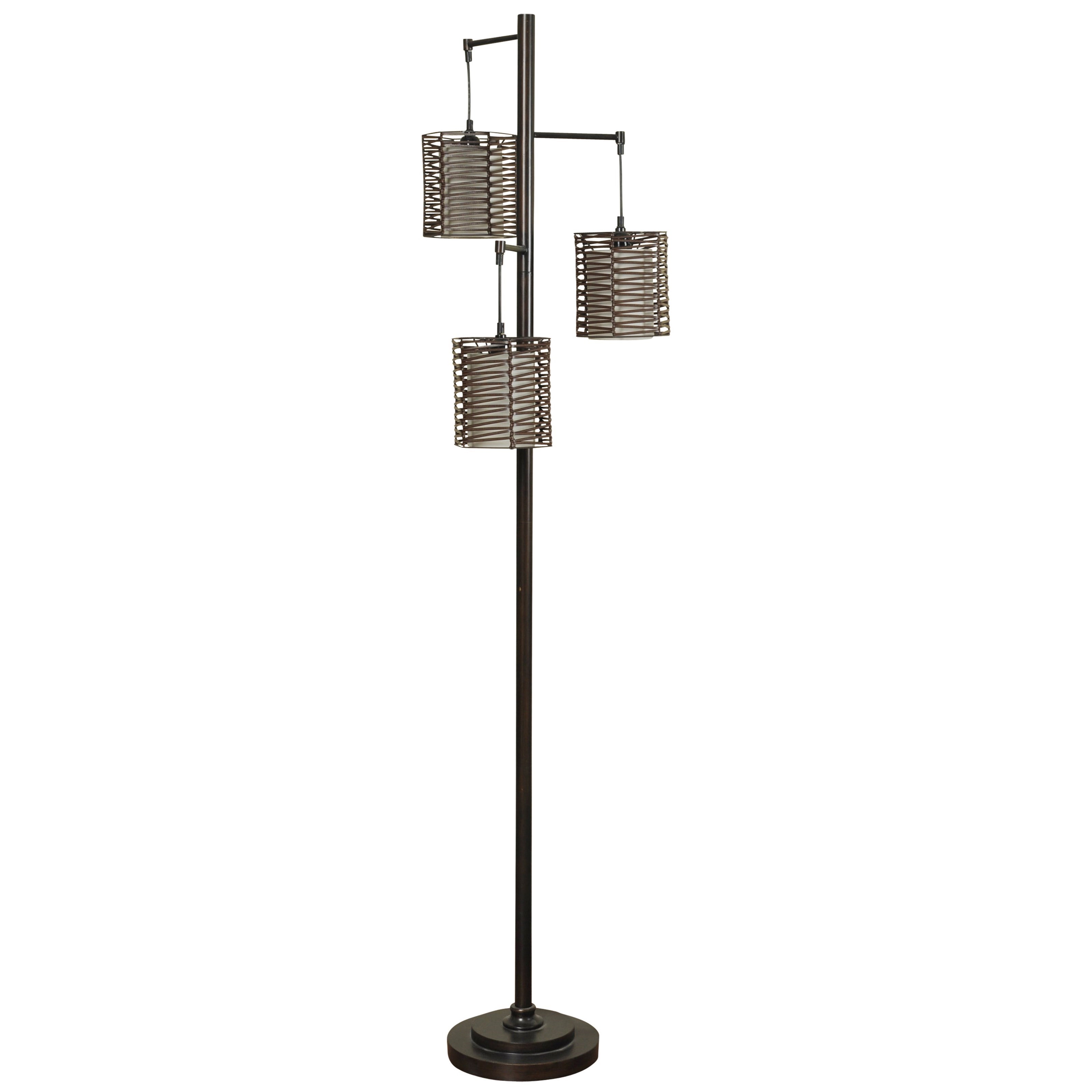 StyleCraft Lamps L72386 Contemporary Metal Floor Lamp Swann s